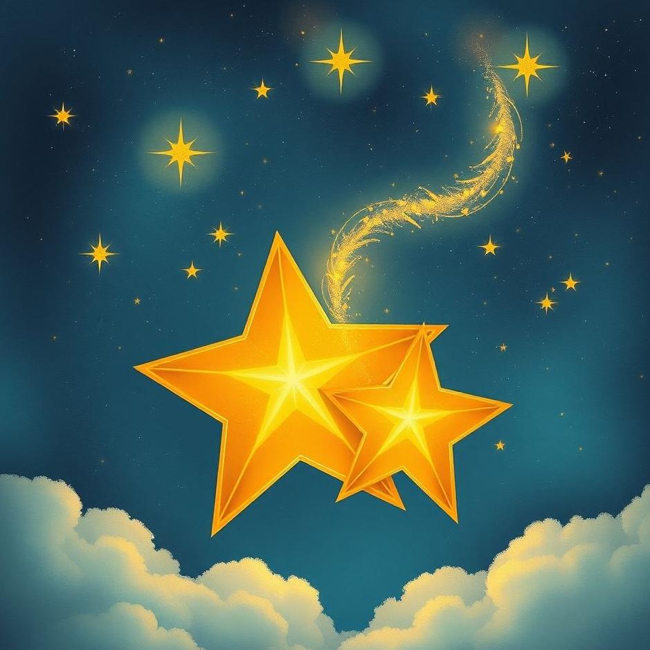 Dream : Two stars coming together in a dream