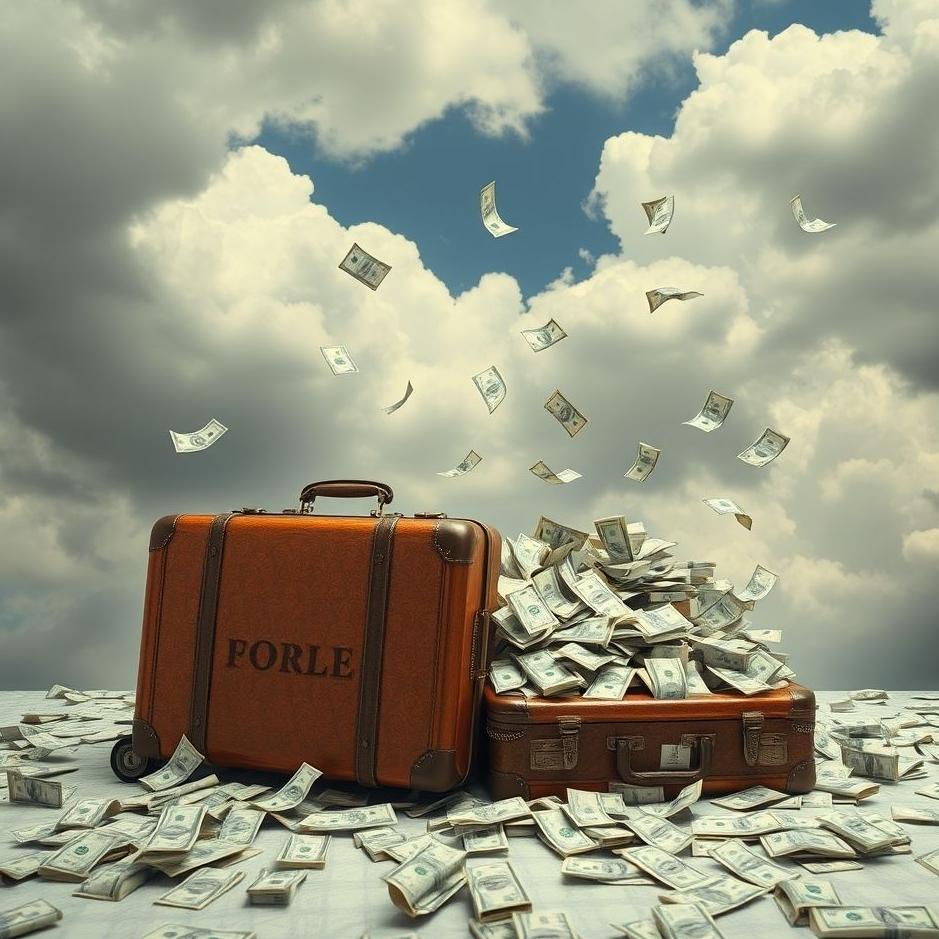 Dream : Two suitcases of money in a dream