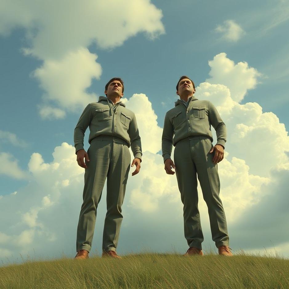 Dream : Two tall men in a dream