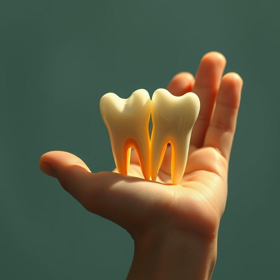 Dream : Two teeth in your hand in a dream