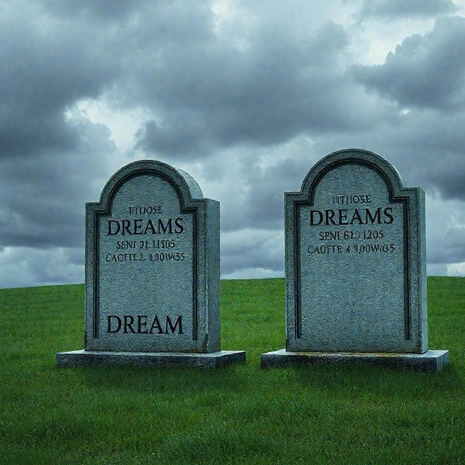 Dream : Two tombstones in a dream