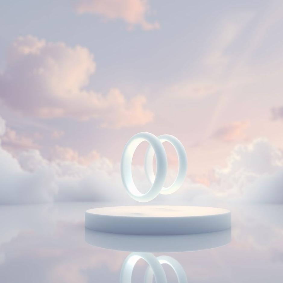 Dream : Two white rings in a dream