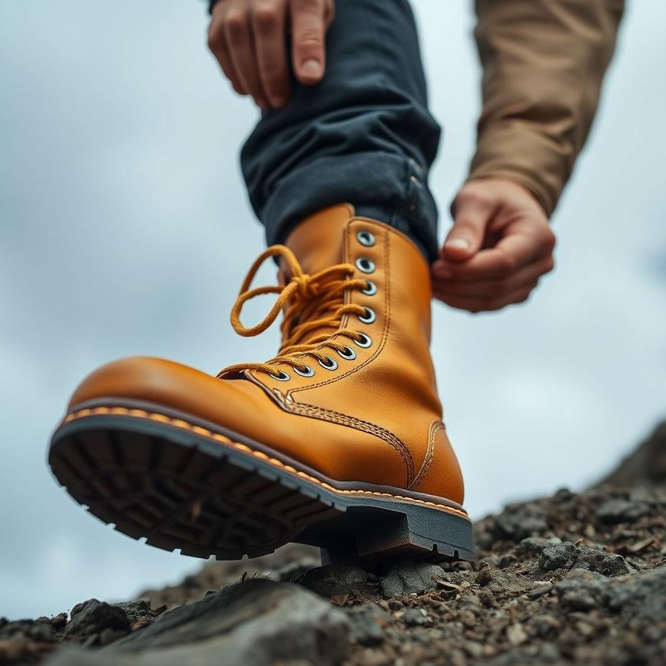 Dream : Tying a boot in a dream