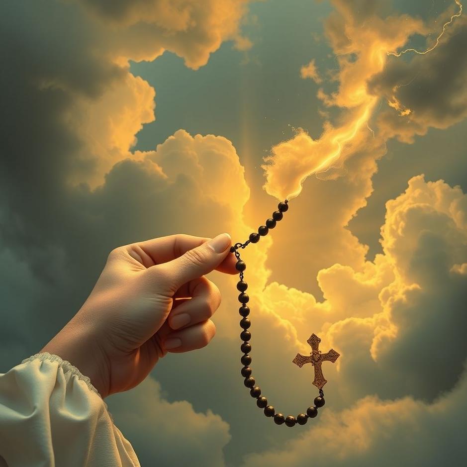 Dream : Tying a broken rosary in a dream
