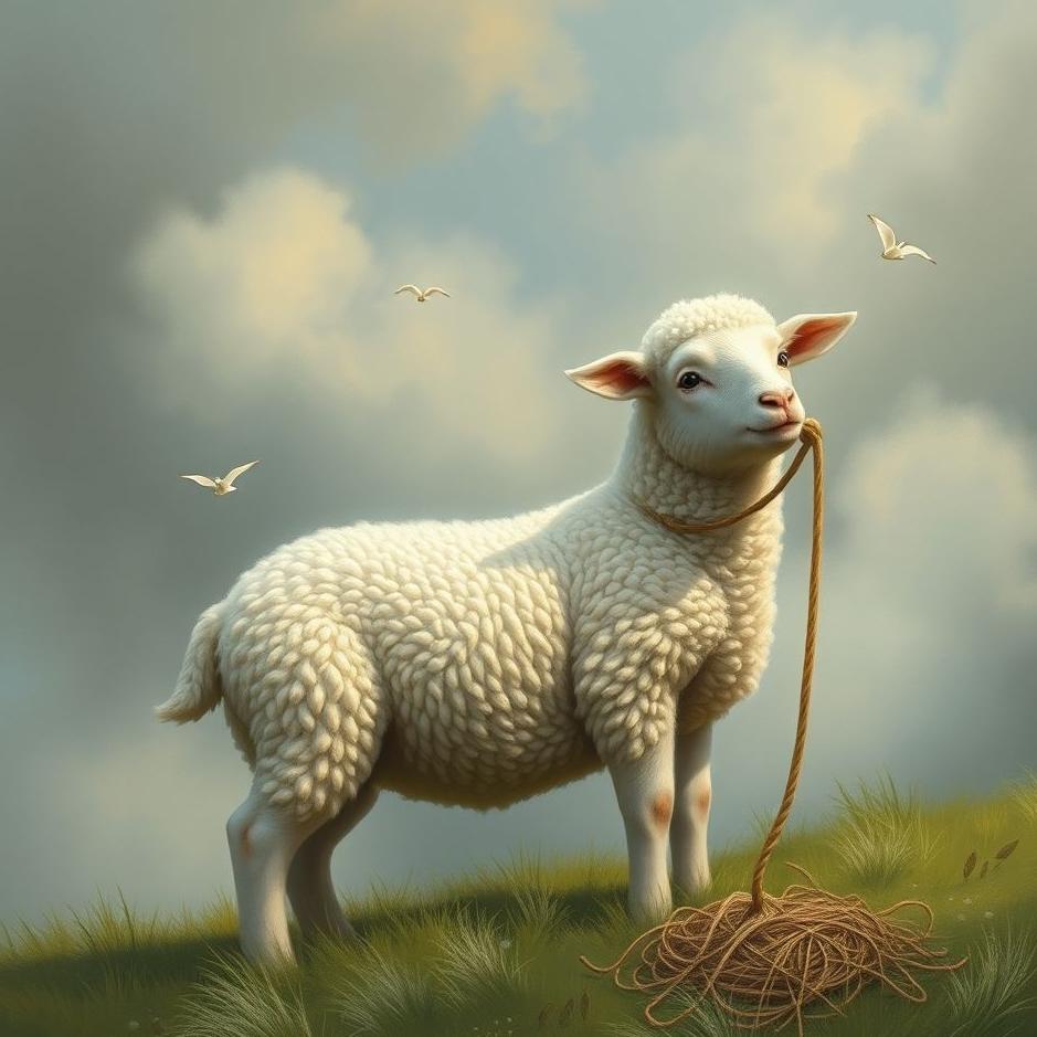 Dream : Tying a lamb in a dream