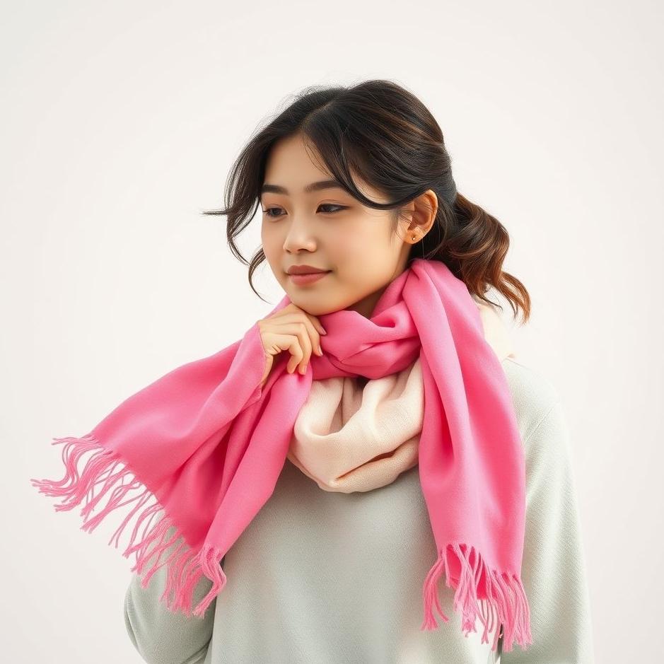 Dream : Tying a pink scarf in a dream