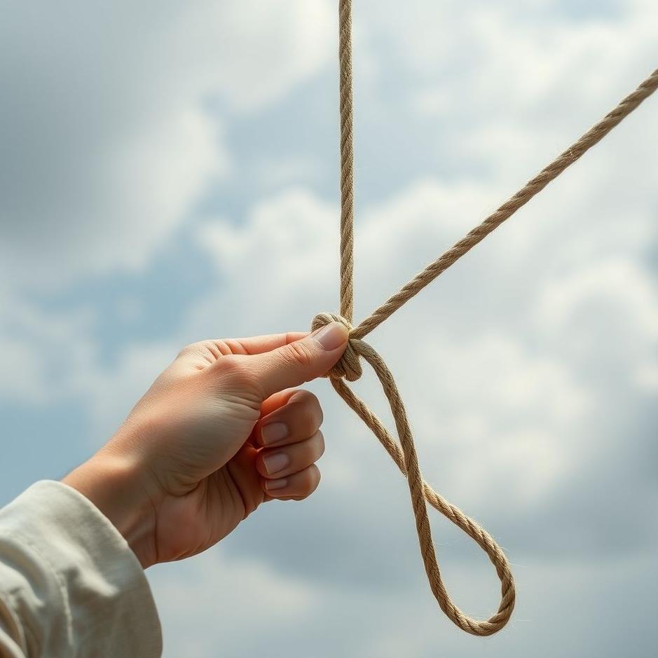 Dream : Tying a rope to your finger in a dream