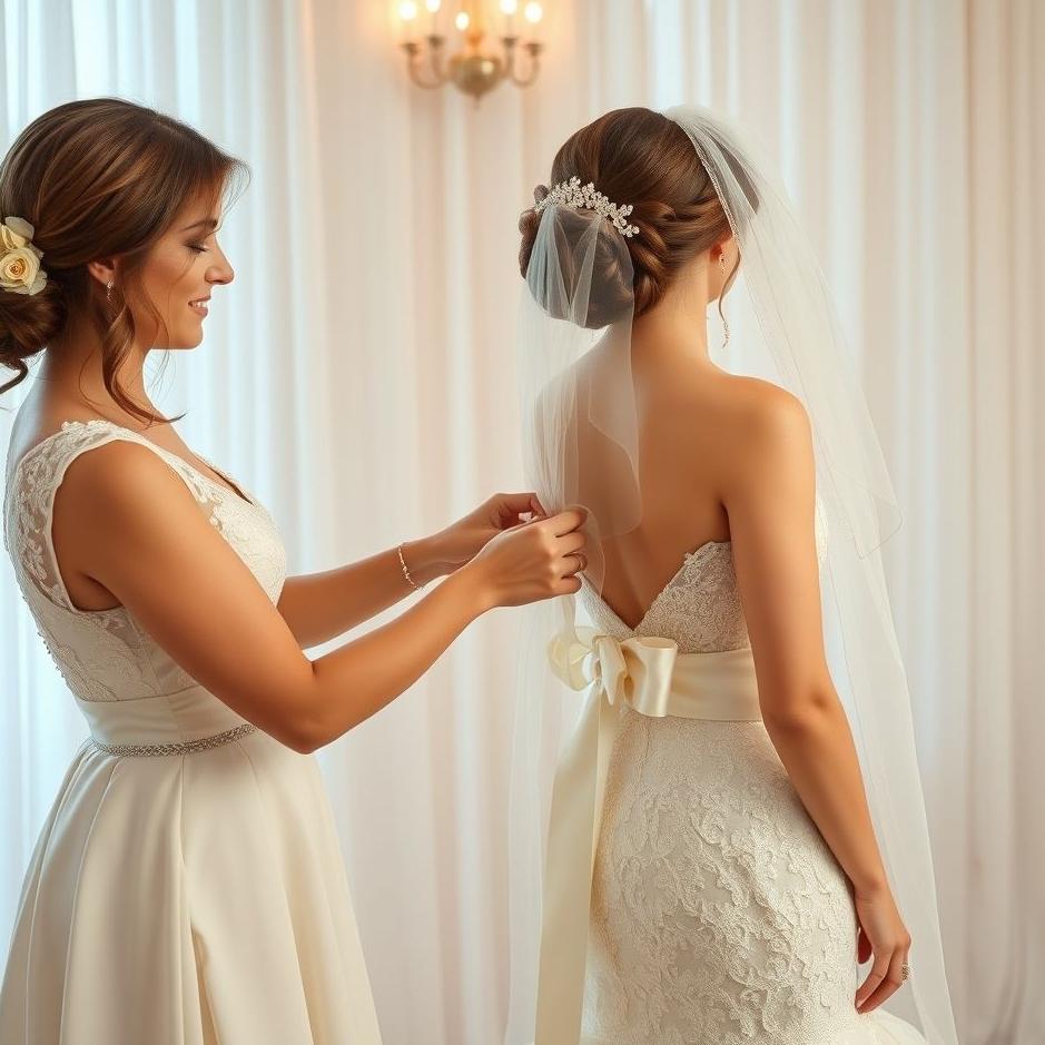 Dream : Tying a sash to the bride in a dream