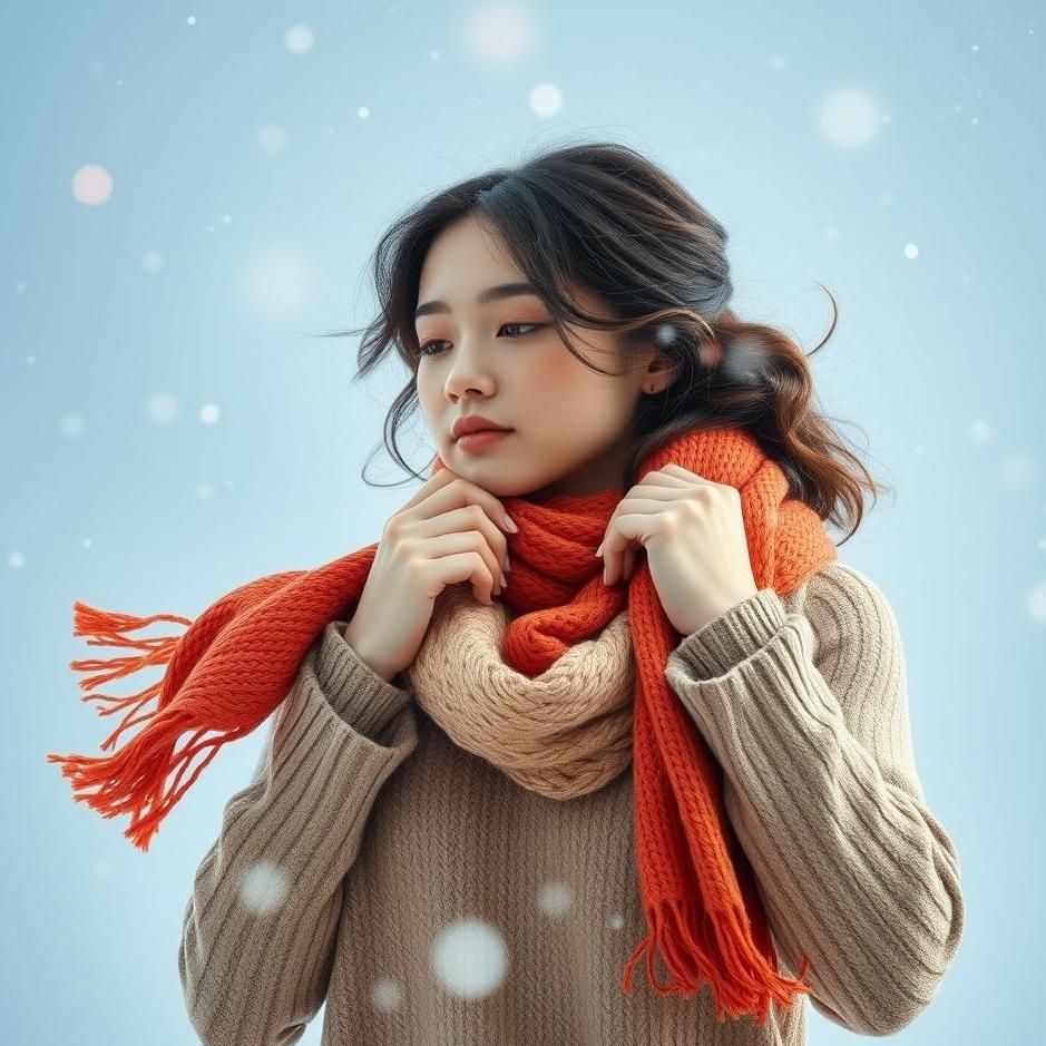 Dream : Tying a scarf in a dream