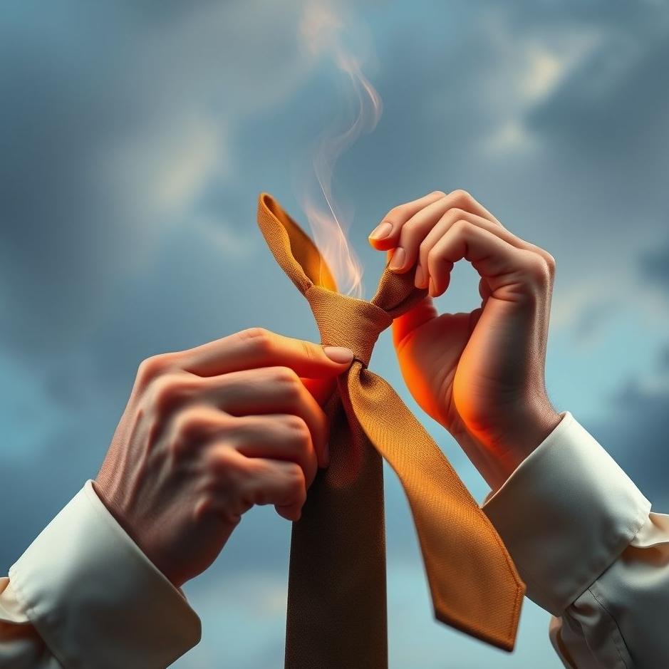 Dream : Tying a tie in a dream