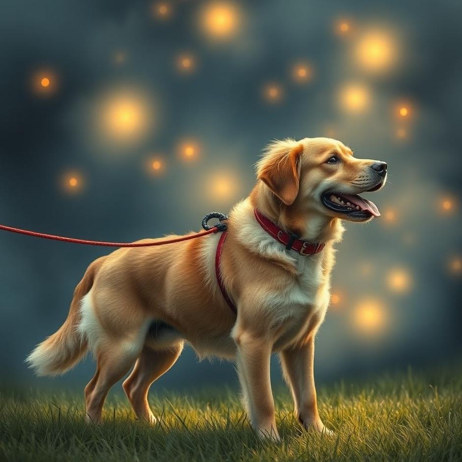 Dream : Tying up a dog in a dream