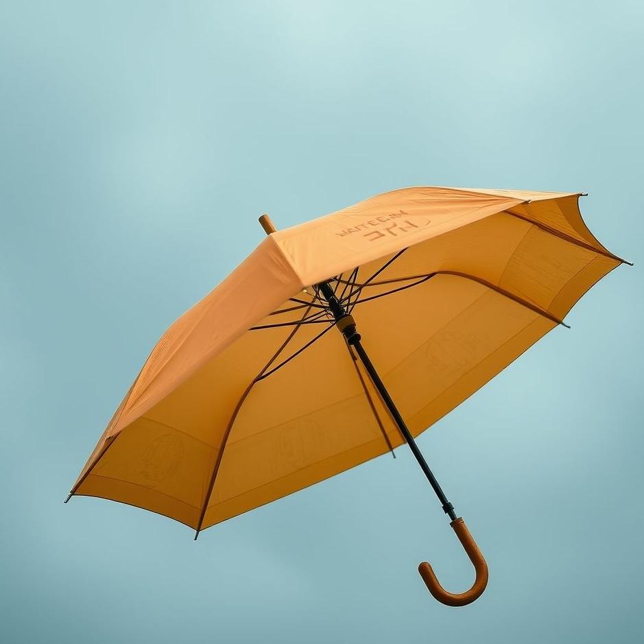 Dream : Umbrella with a broken handle in a dream