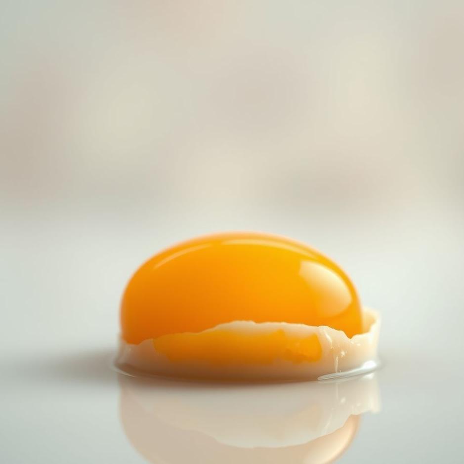 Dream : Uncooked egg yolk in a dream