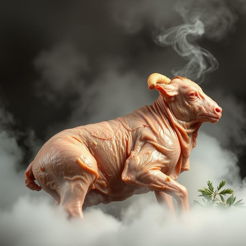 Dream : Uncooked mutton in a dream