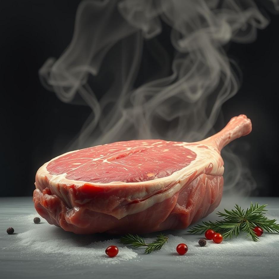Dream : Uncooked red meat in a dream