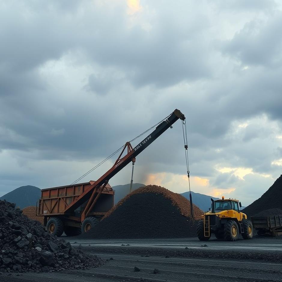 Dream : Unloading coal in a dream