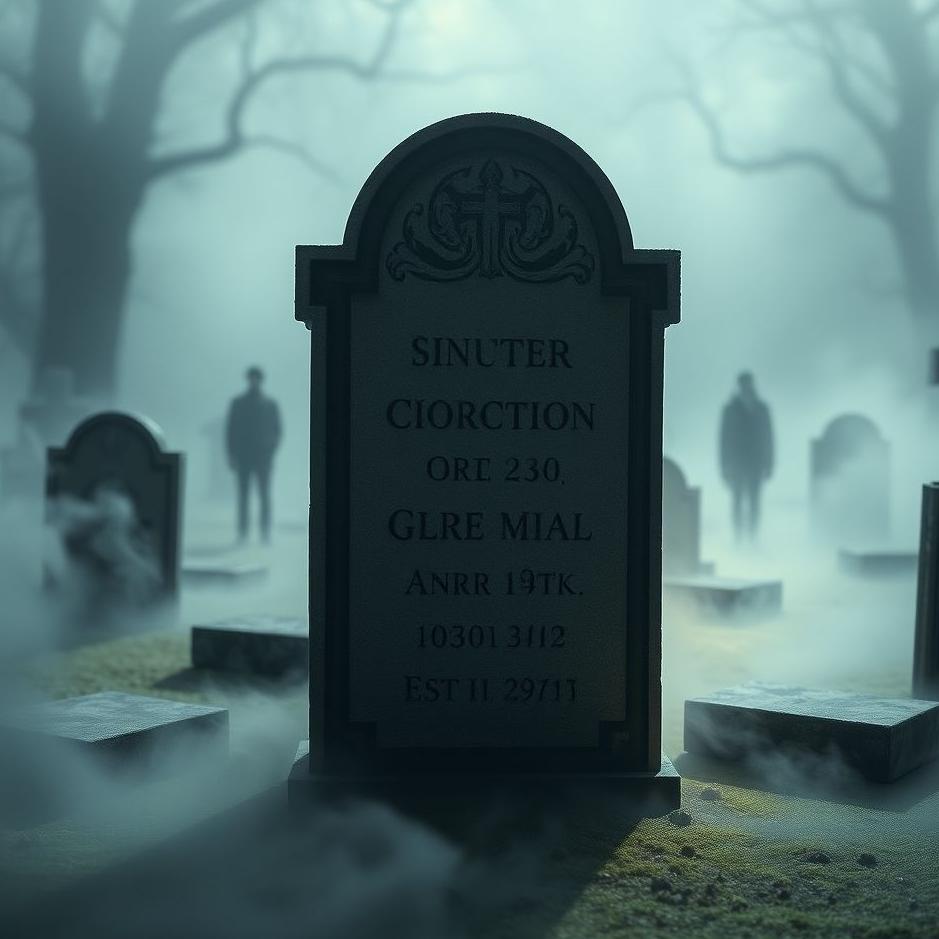 Dream : Unnamed tombstone in a dream