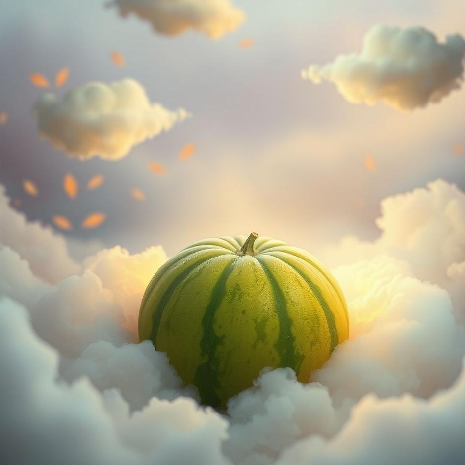 Dream : Unripe melon in a dream