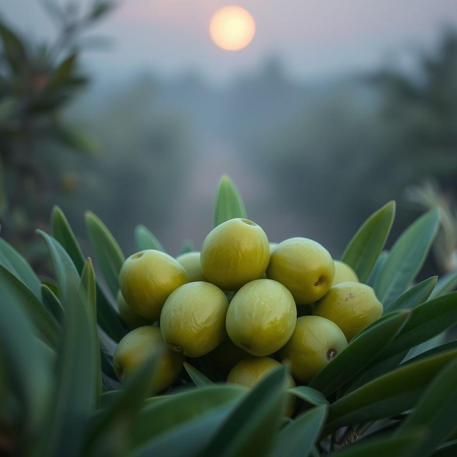 Dream : Unripe olives in a dream