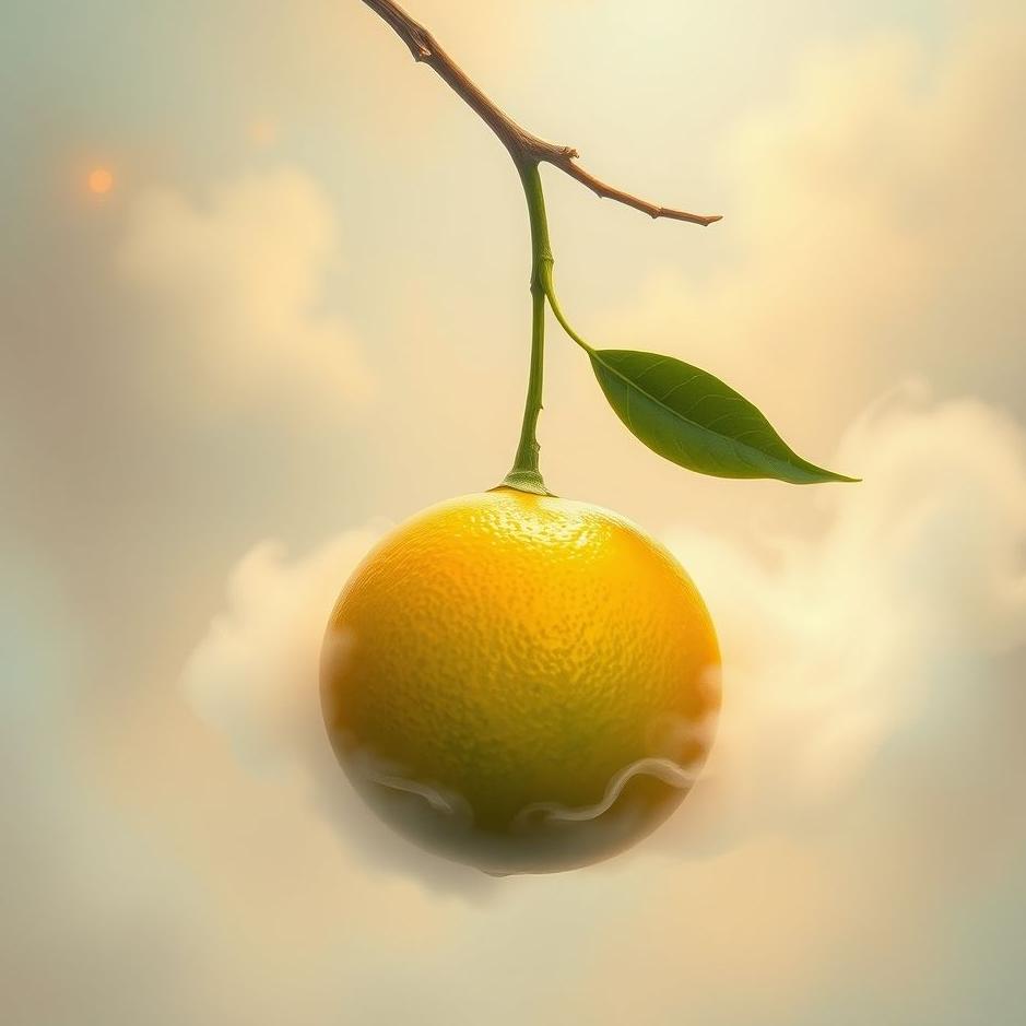 Dream : Unripe orange in a dream