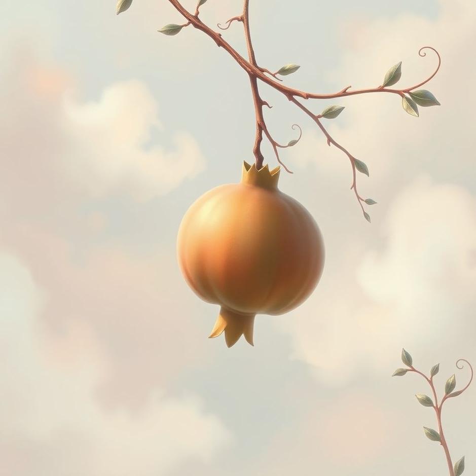 Dream : Unripe pomegranate in a dream