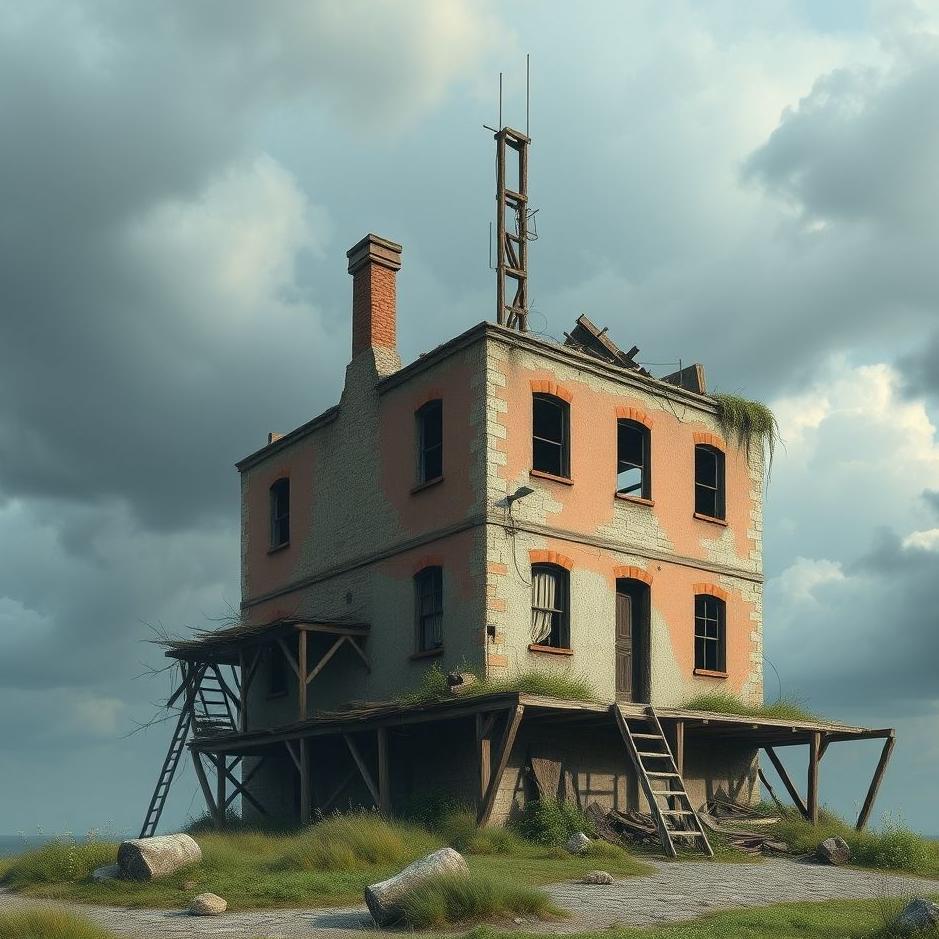 Dream : Unstable building in a dream