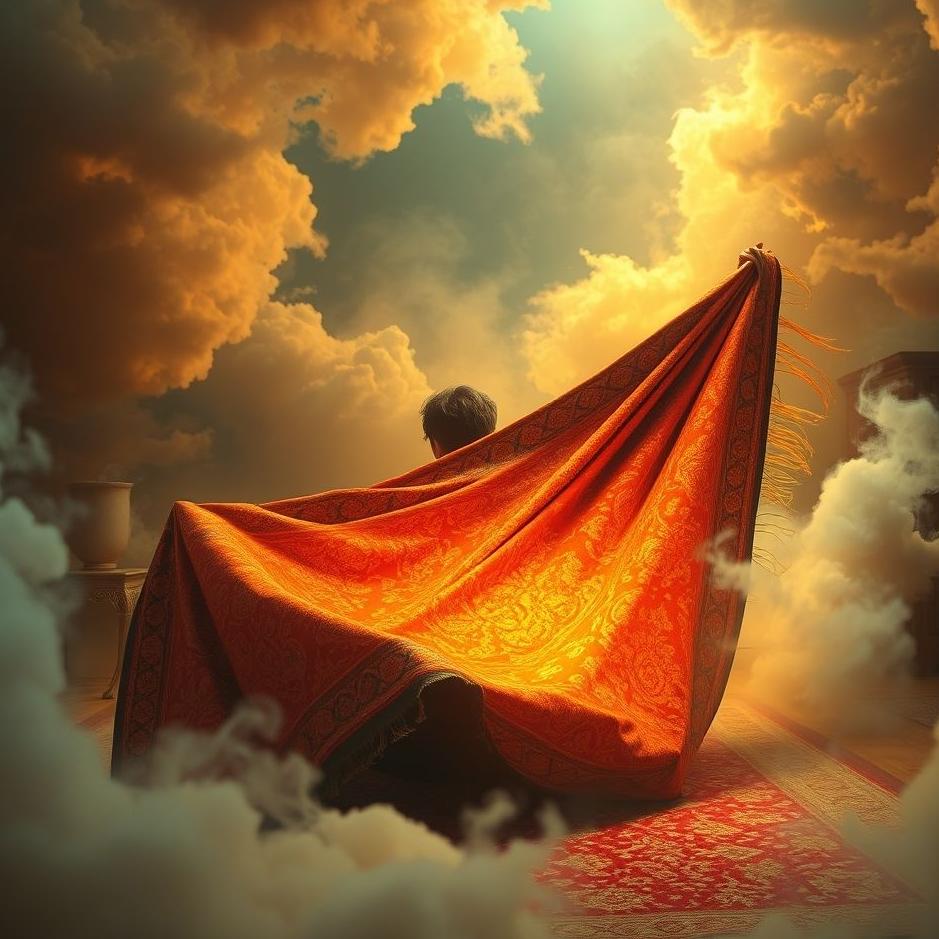 Dream : Untying a carpet in a dream