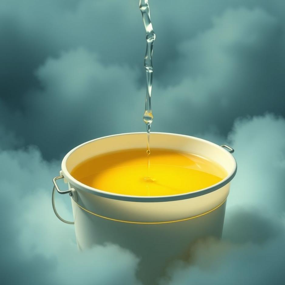 Dream : Urine in a bucket in a dream