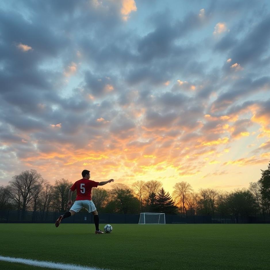 Dream : Using a corner kick in a dream