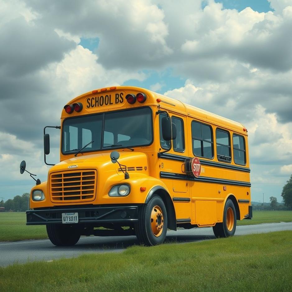 Dream : Using a school bus in a dream