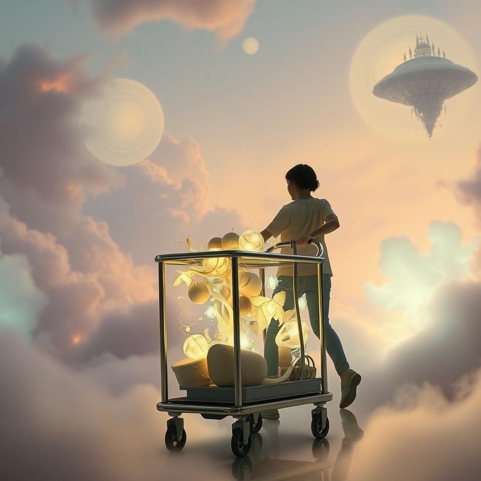 Dream : Using a service cart in a dream