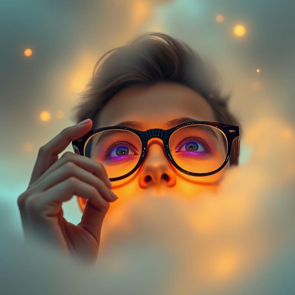 Dream : Using glasses in a dream