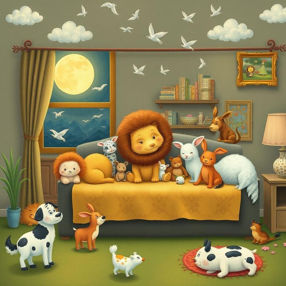 Dream Dictionary : Various animals at home in a dream