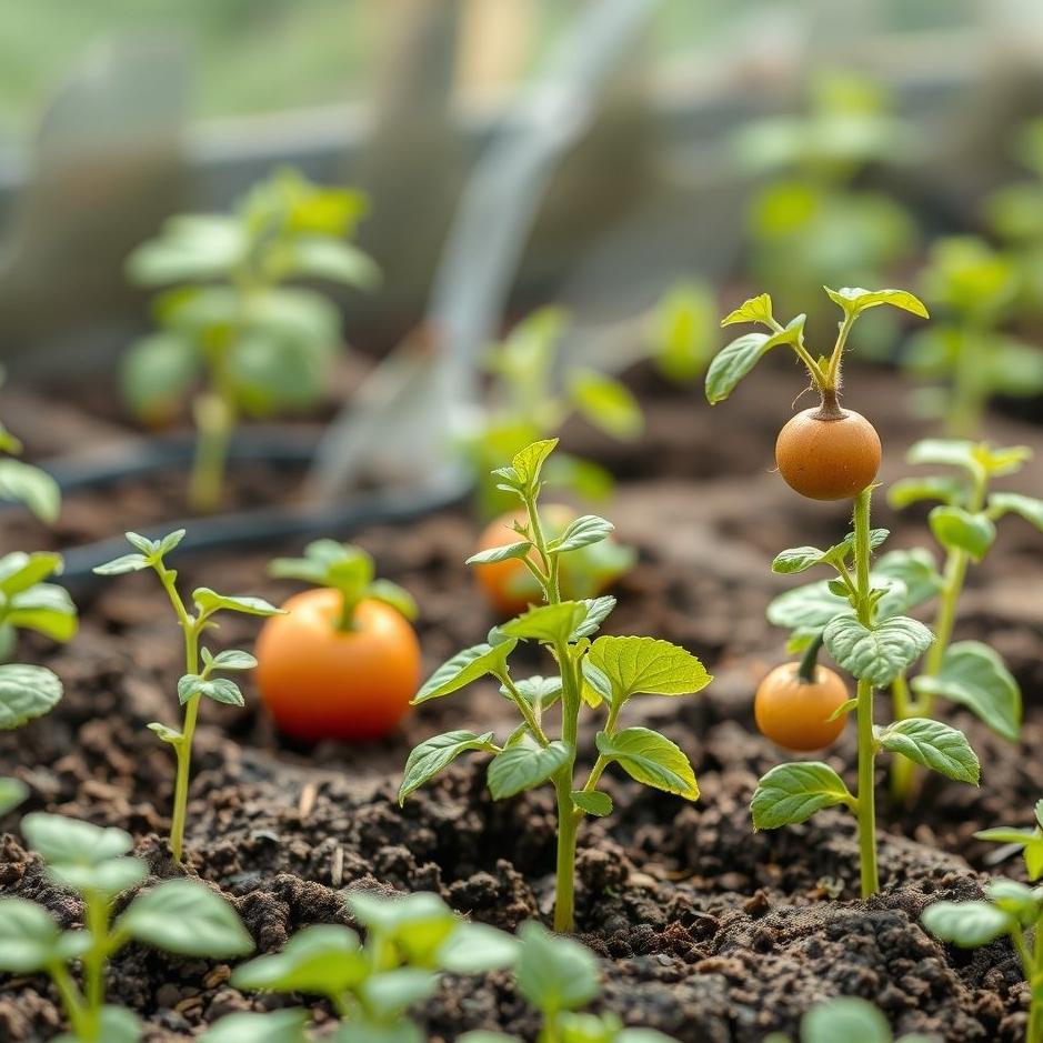 Dream : Vegetable and fruit seedlings in a dream