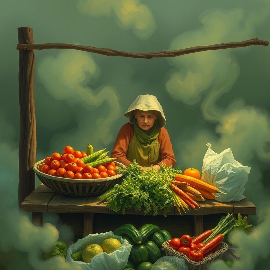 Dream : Vegetable seller in a dream