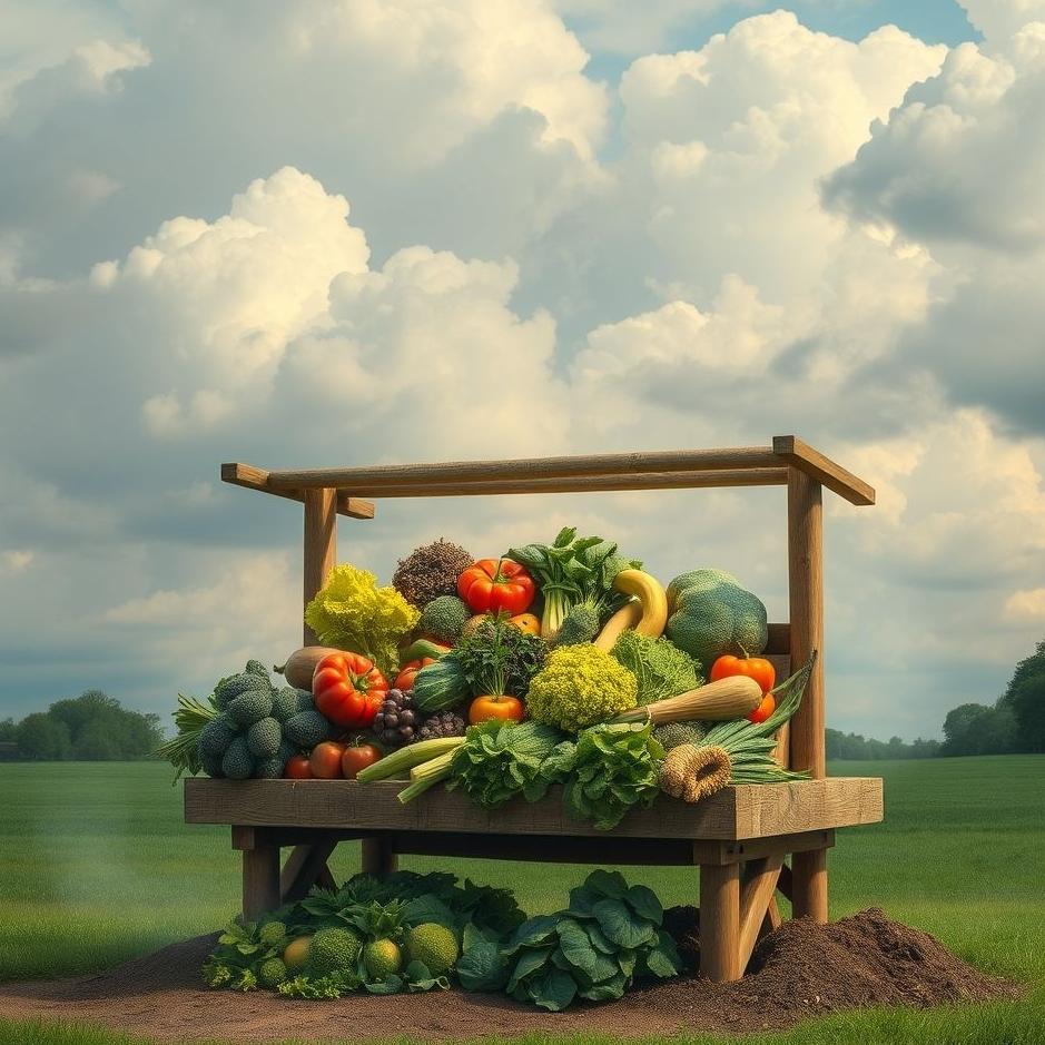Dream : Vegetable stand in a dream