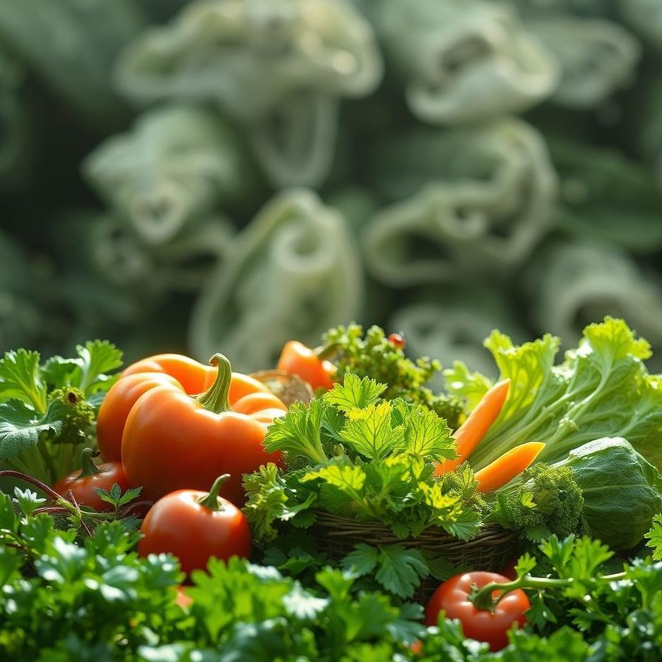 Dream : Vegetables and greens in a dream