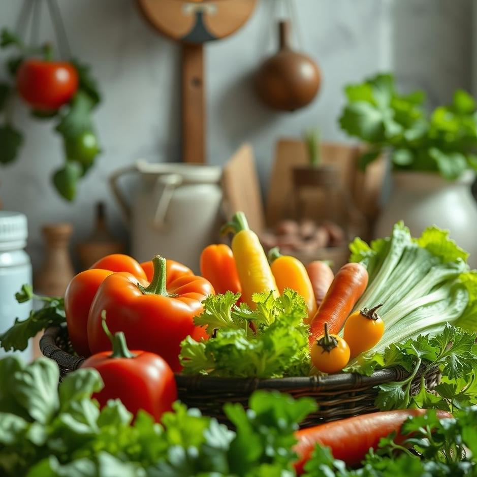 Dream : Vegetables at home in a dream