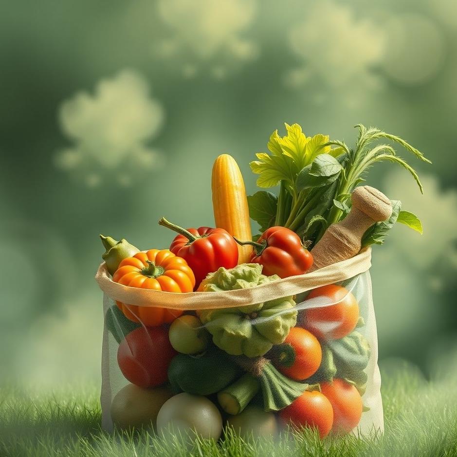 Dream : Vegetables in a bag in a dream