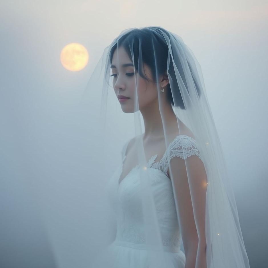 Dream : Veiled bride in a dream
