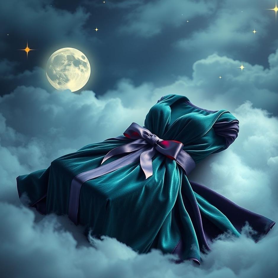 Dream : Velvet dress as a gift in a dream