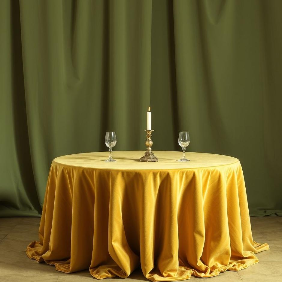 Dream : Velvet tablecloth in a dream