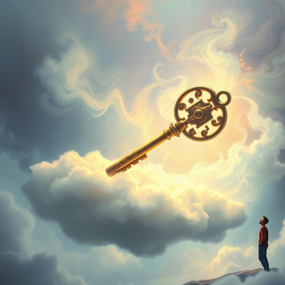 Dream : View forgetting the key outside the dream