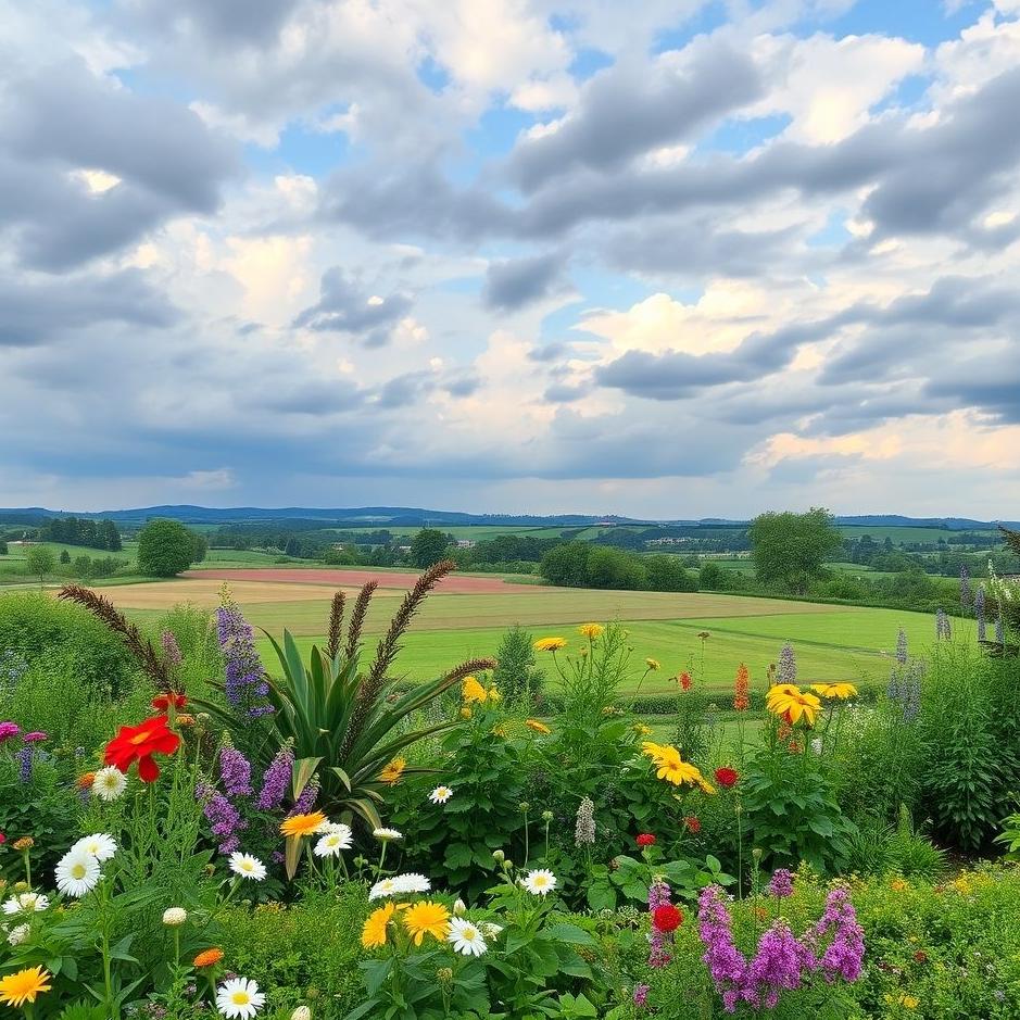 Dream : View garden border in the dream