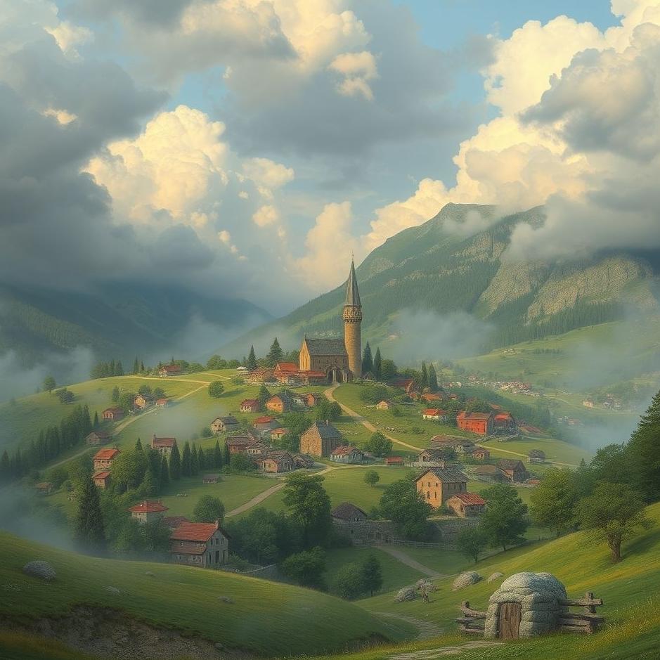 Dream : Village and a town in a dream