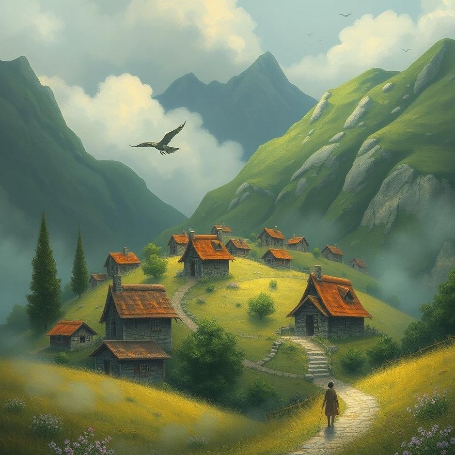 Dream : Village bird in a dream