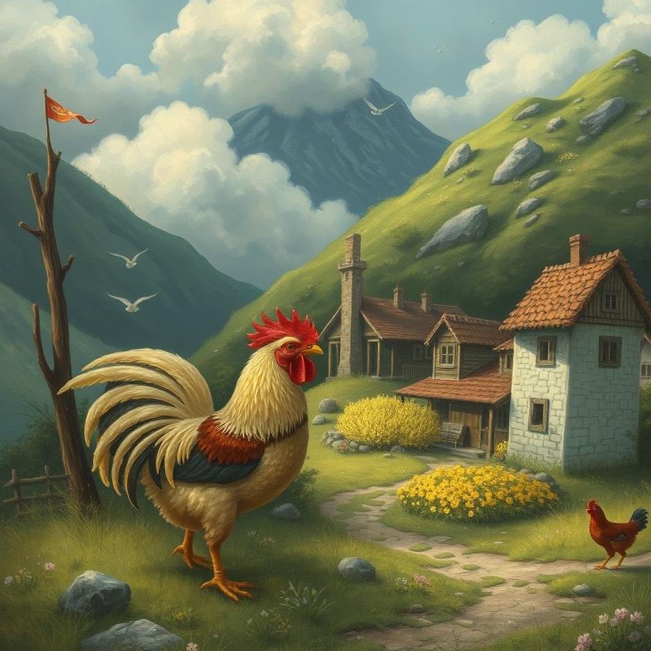 Dream : Village chicken in a dream