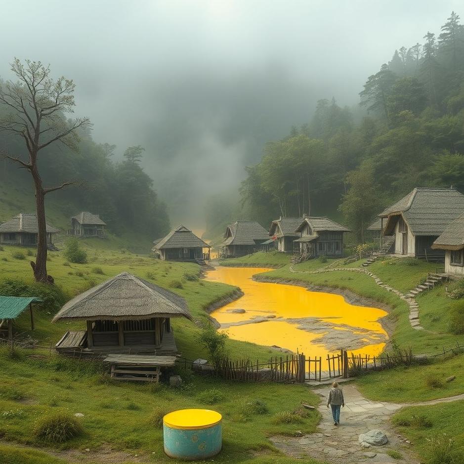 Dream : Village colored urine in a dream