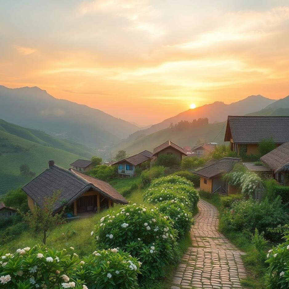 Dream : Village pepper in a dream