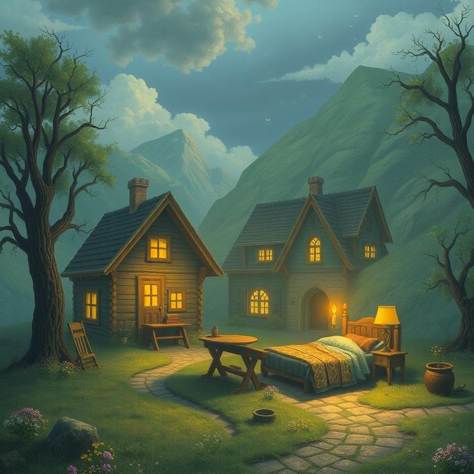 Dream : Village room in a dream
